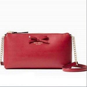 Kate Spade Declan Sawyer Street Crossbody in Red